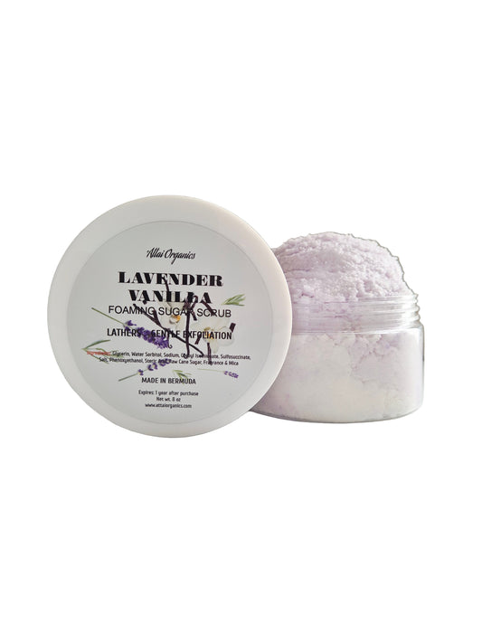 ' Lavender Vanilla ' Foaming Sugar Scrub