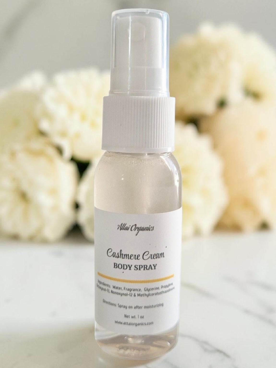 ' Cashmere Cream ' Mini Body Spray