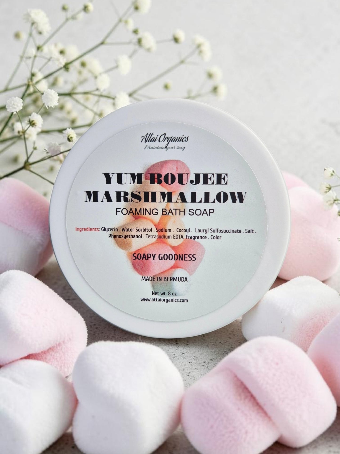 ' Yum Boujee Marshmallow ' Foaming Bath Soap