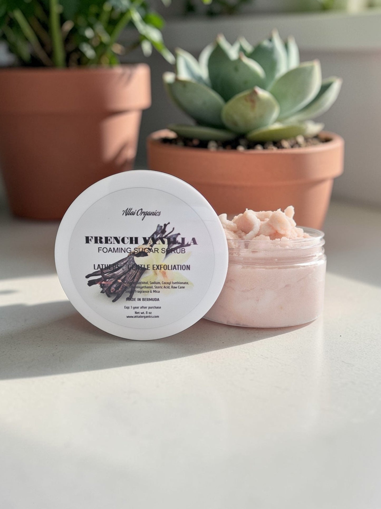 French Vanilla Foaming Sugar Scrub