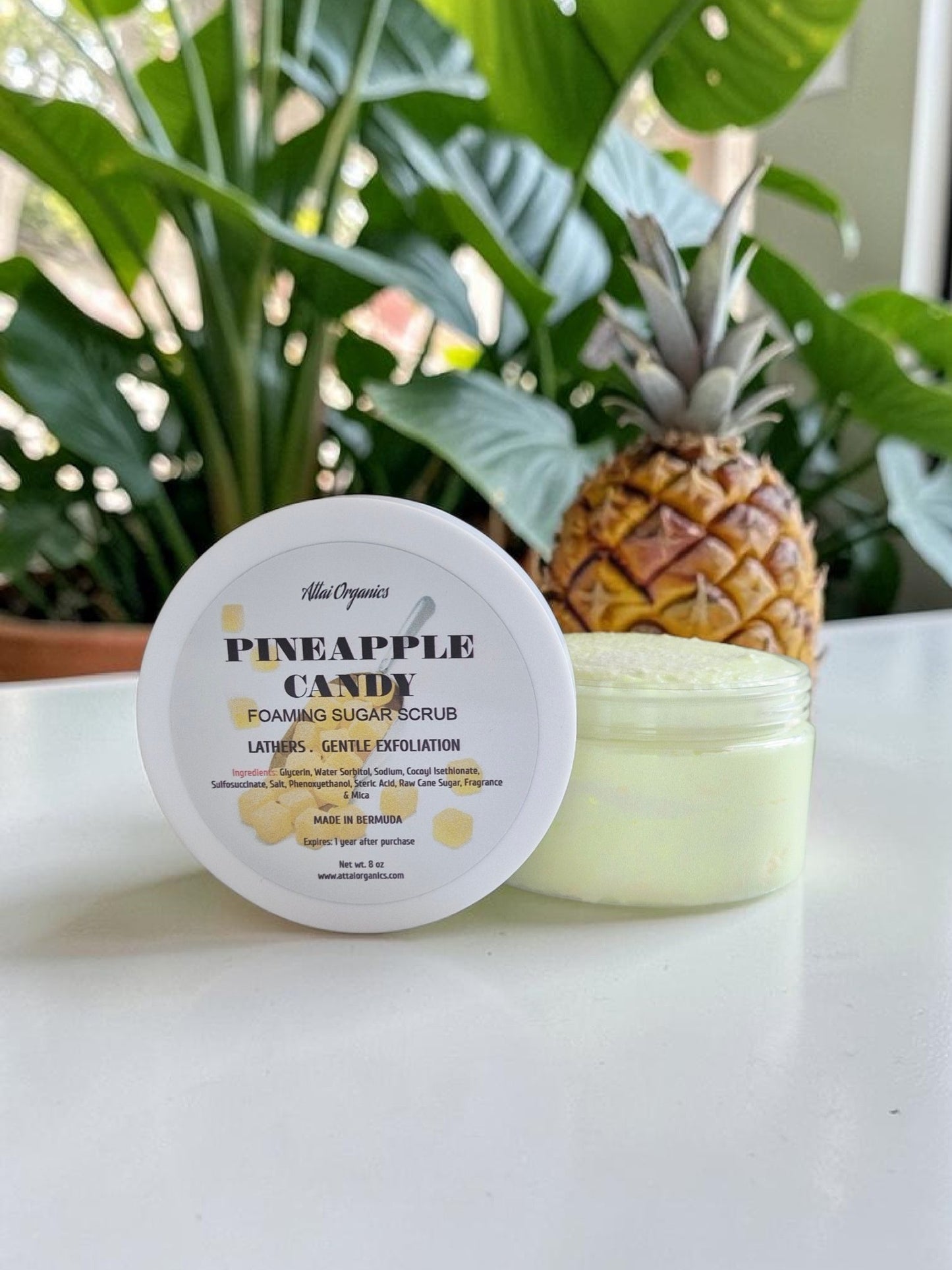 ' Pineapple Candy ' Foaming Sugar Scrub