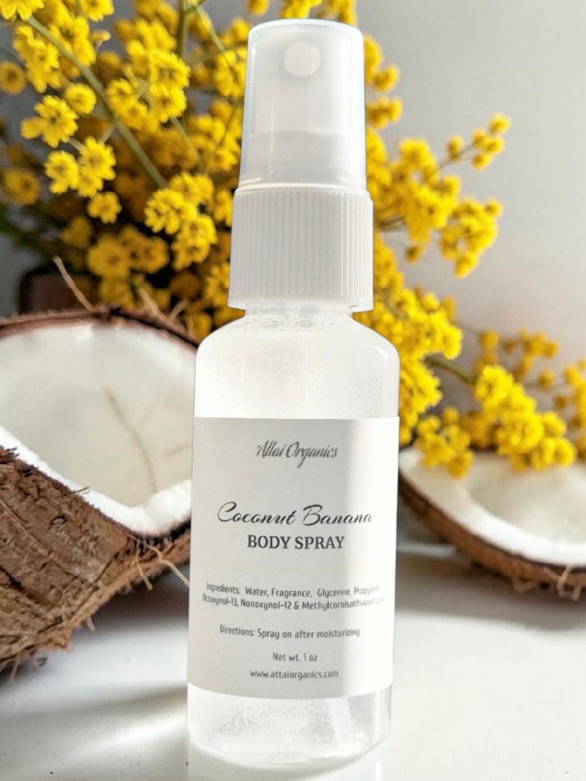 ' Coconut Banana ' Mini Body Spray