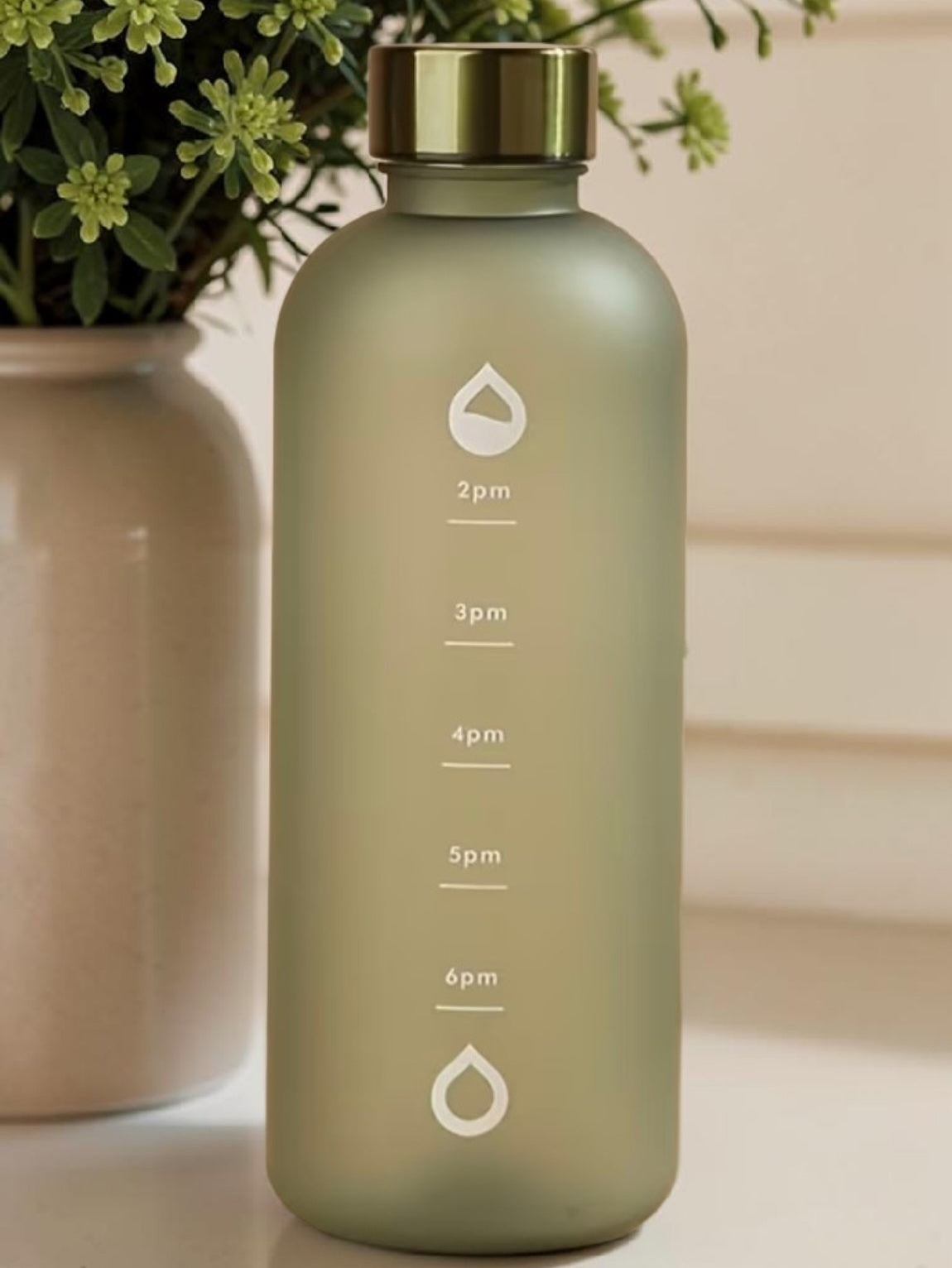 Dual-Capacity Frosted Outdoor Portable Water Bottle