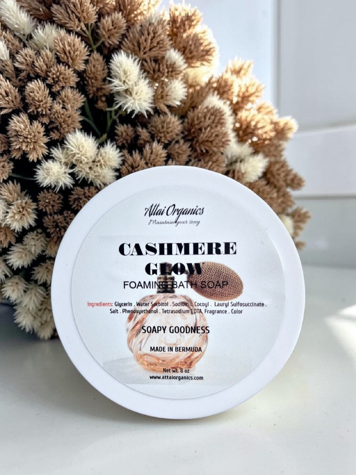 ' Cashmere Glow ' Foaming Bath Soap