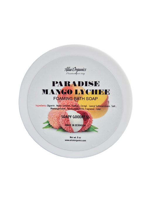 'Paradise Mango Lychee’ Foaming Bath Soap