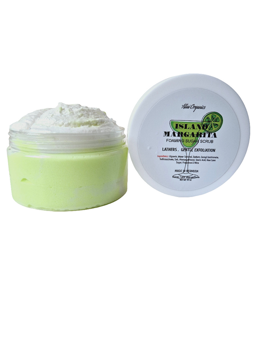' Island Margarita ' Foaming Sugar Scrub