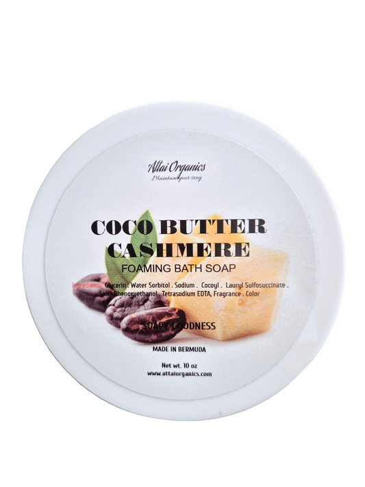 ' Coco Butter Cashmere ' Foaming Bath Soap