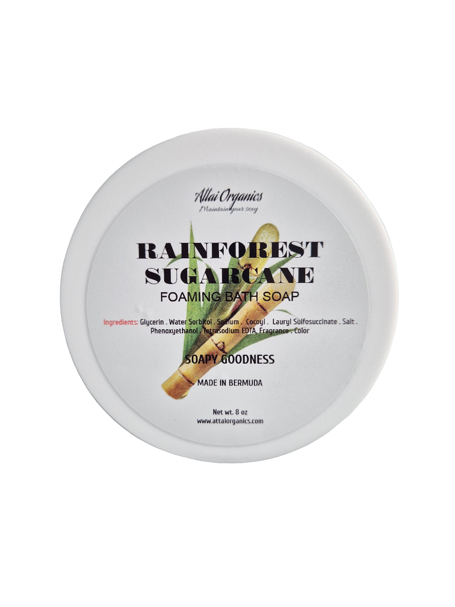 ' Rainforest Sugarcane ' Foaming Bath Soap