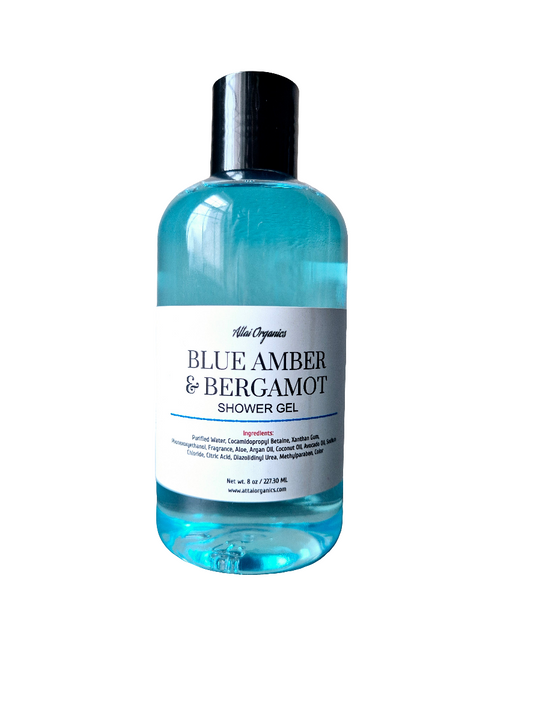 ' Blue Amber & Bergamot ' Shower Gel