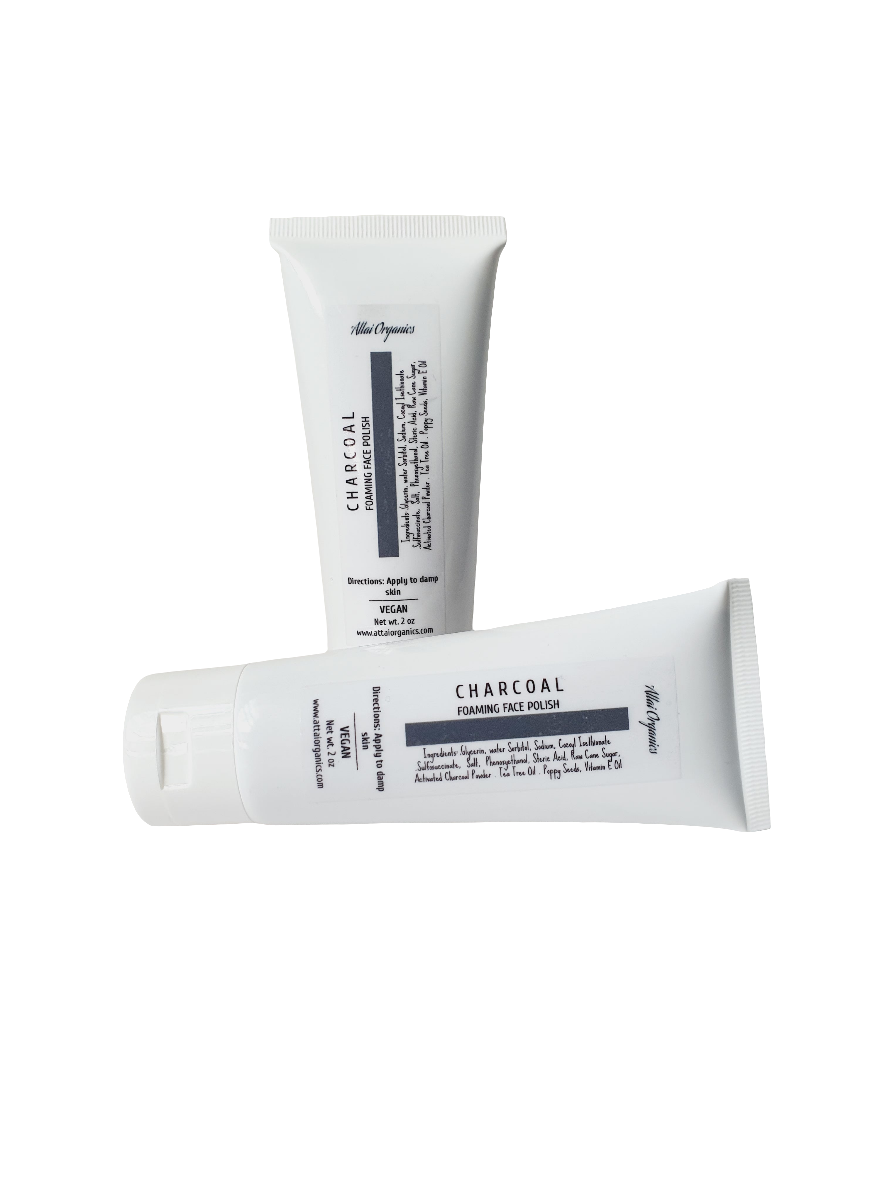 ' Activated Charcoal ' Foaming Face Polish