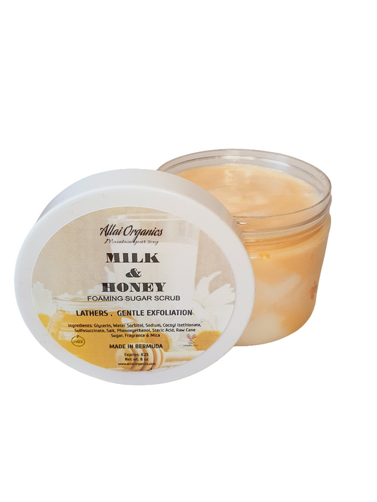 ‘Milk & Honey’ Foaming Sugar Scrub