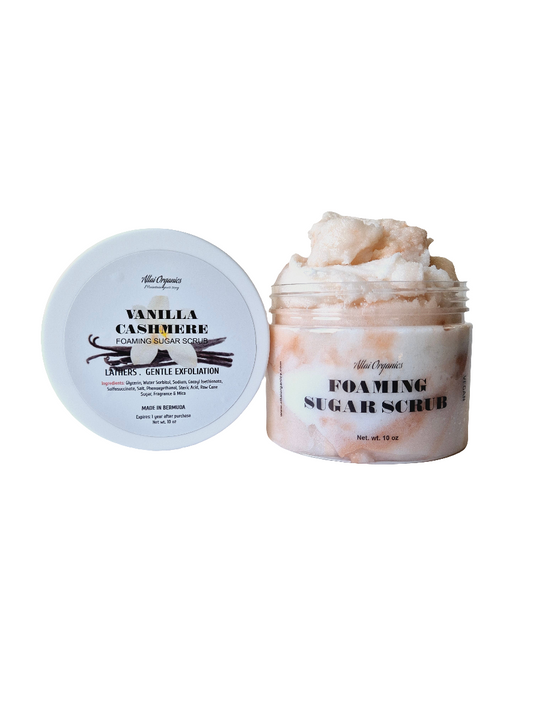 ‘ Vanilla Cashmere ’ Foaming Sugar Scrub