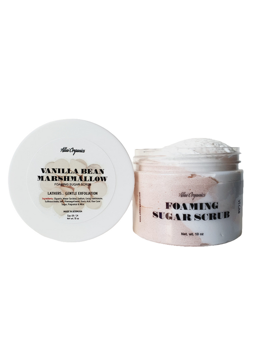 ' Vanilla Bean Marshmallow ' Foaming Sugar Scrub