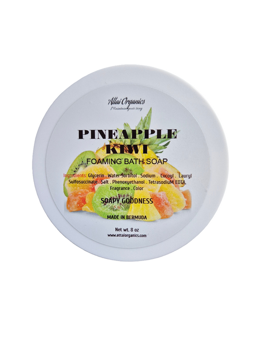 ' Pineapple Kiwi ' Foaming Bath Soap