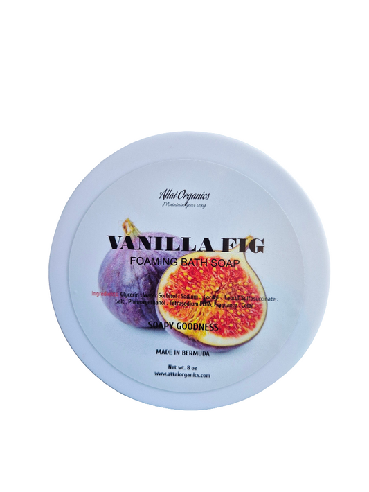 ' Vanilla Fig ' Foaming Bath Soap