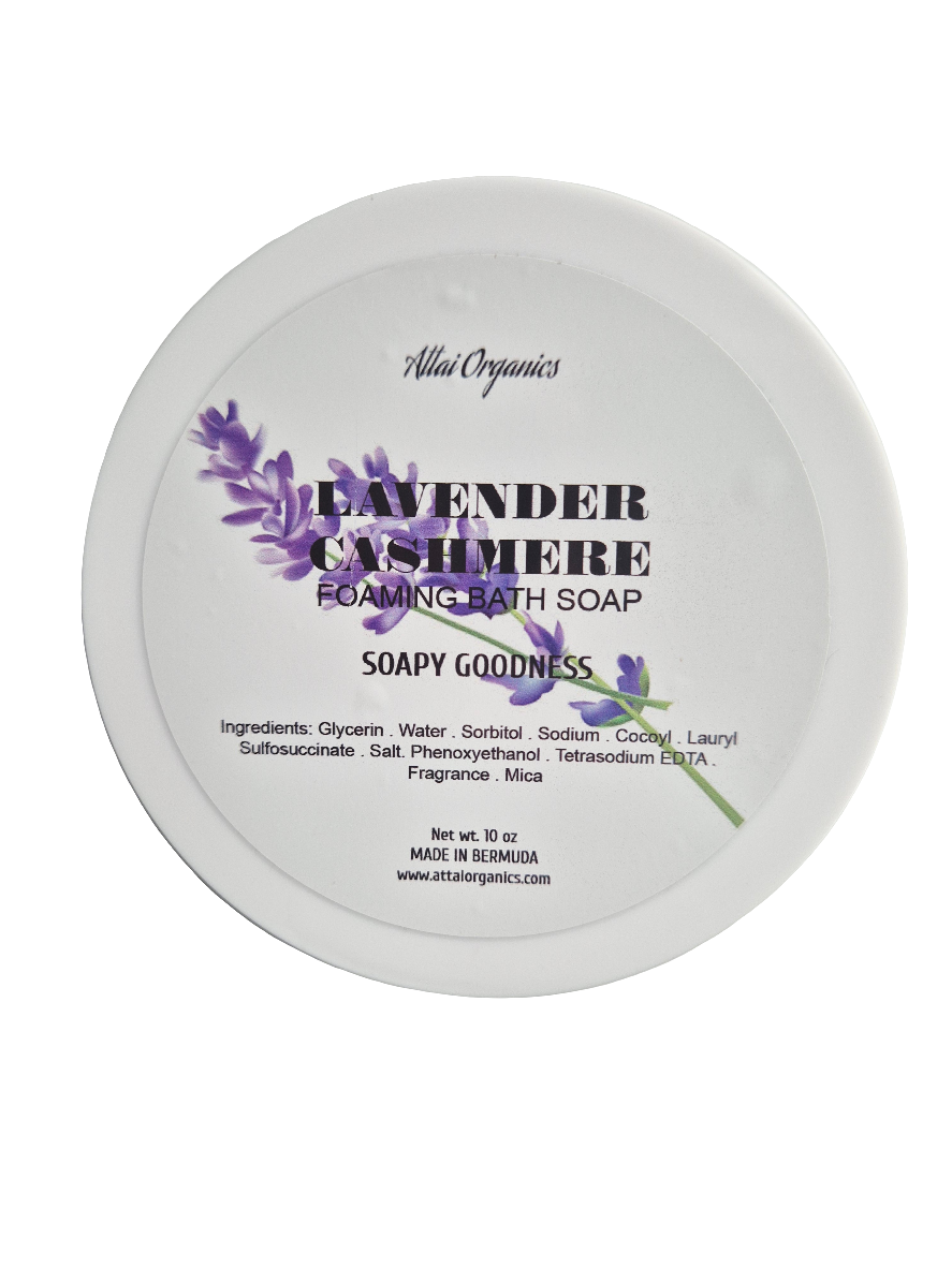 ' Lavender Cashmere ' Foaming Bath Soap