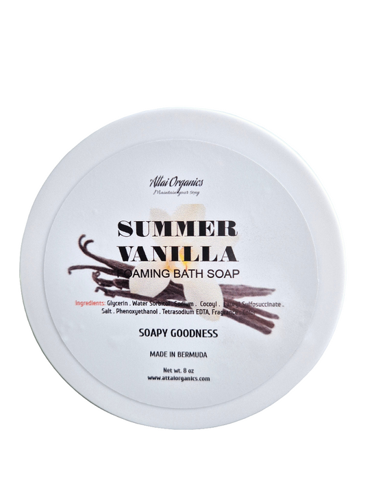 ' Summer Vanilla ' Foaming Bath Soap