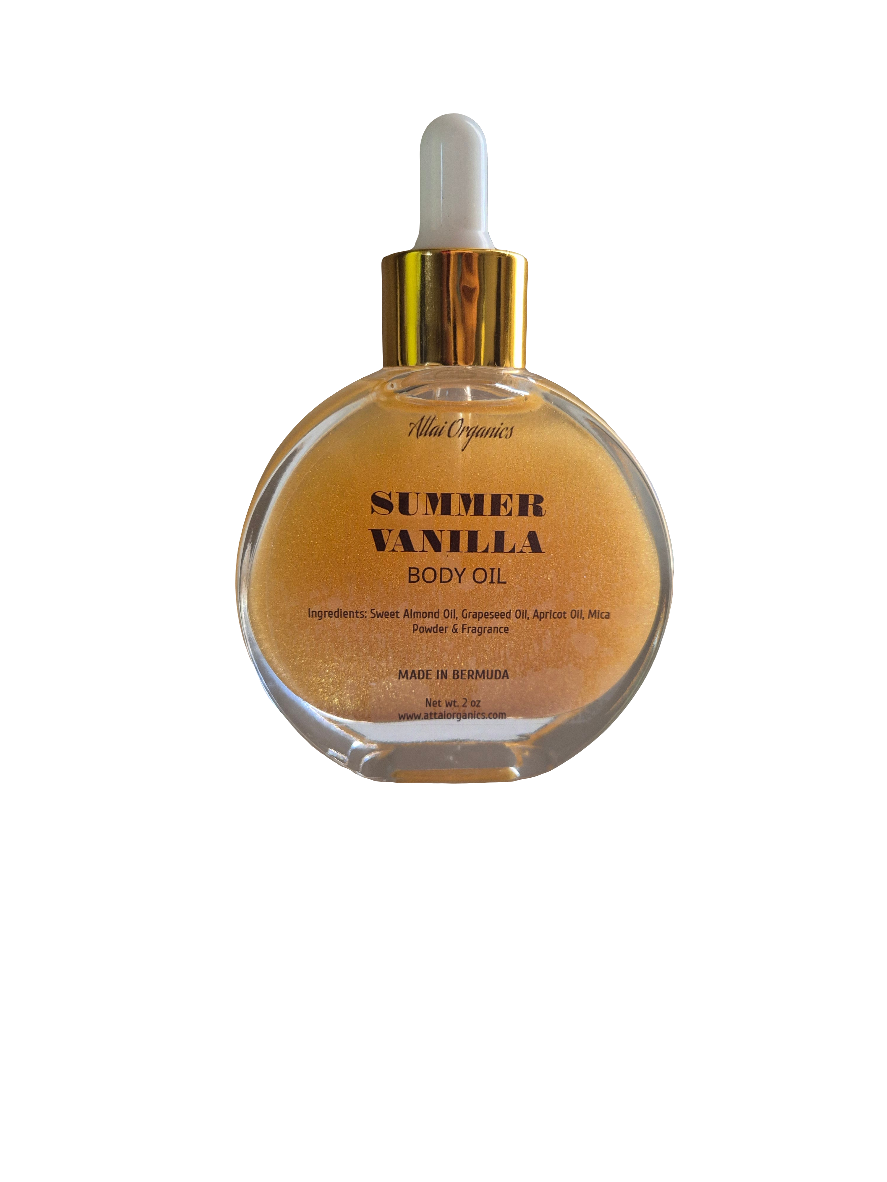 ' Summer Vanilla ' Shimmer Oil