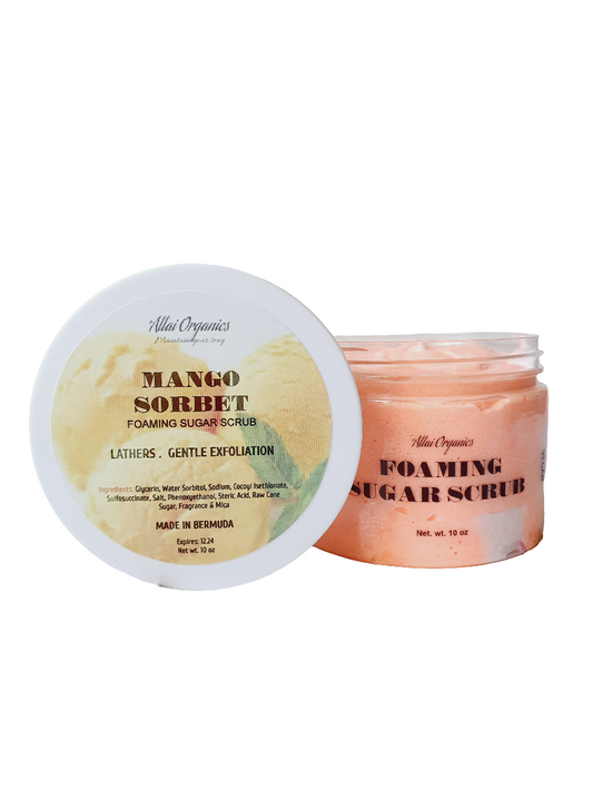 ‘Mango Sorbet Foaming Sugar Scrub