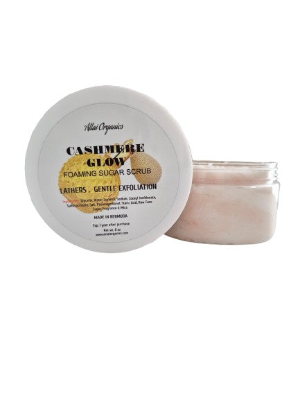 ' Cashmere Glow ' Foaming Sugar Scrub
