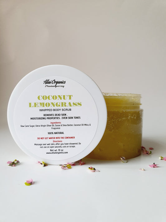 'Coconut Lemongrass' Whipped Body Scrub