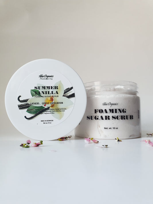 ' Summer Vanilla ' Foaming Sugar Scrub