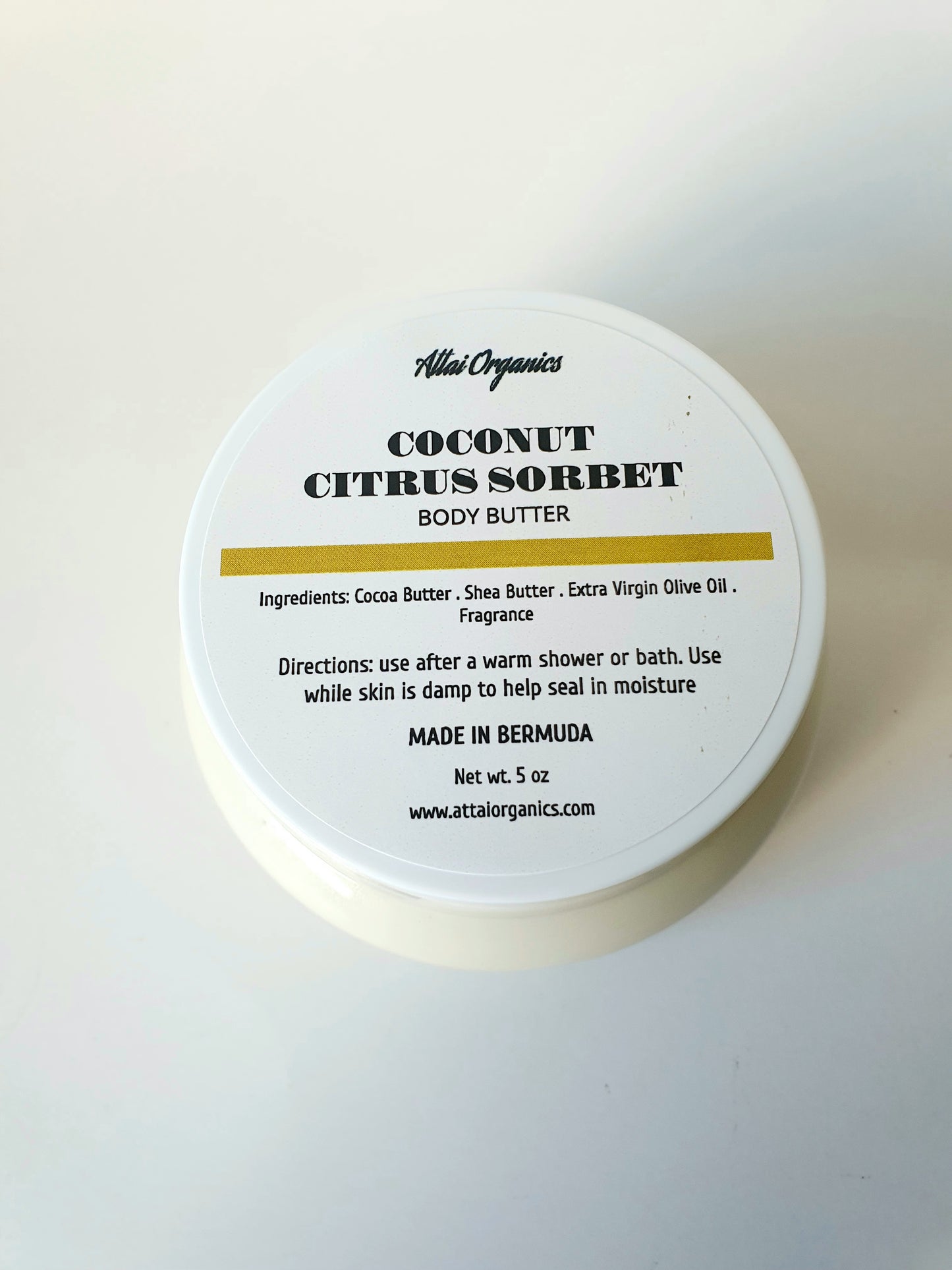 'Coconut Citrus Sorbet' Body Butter