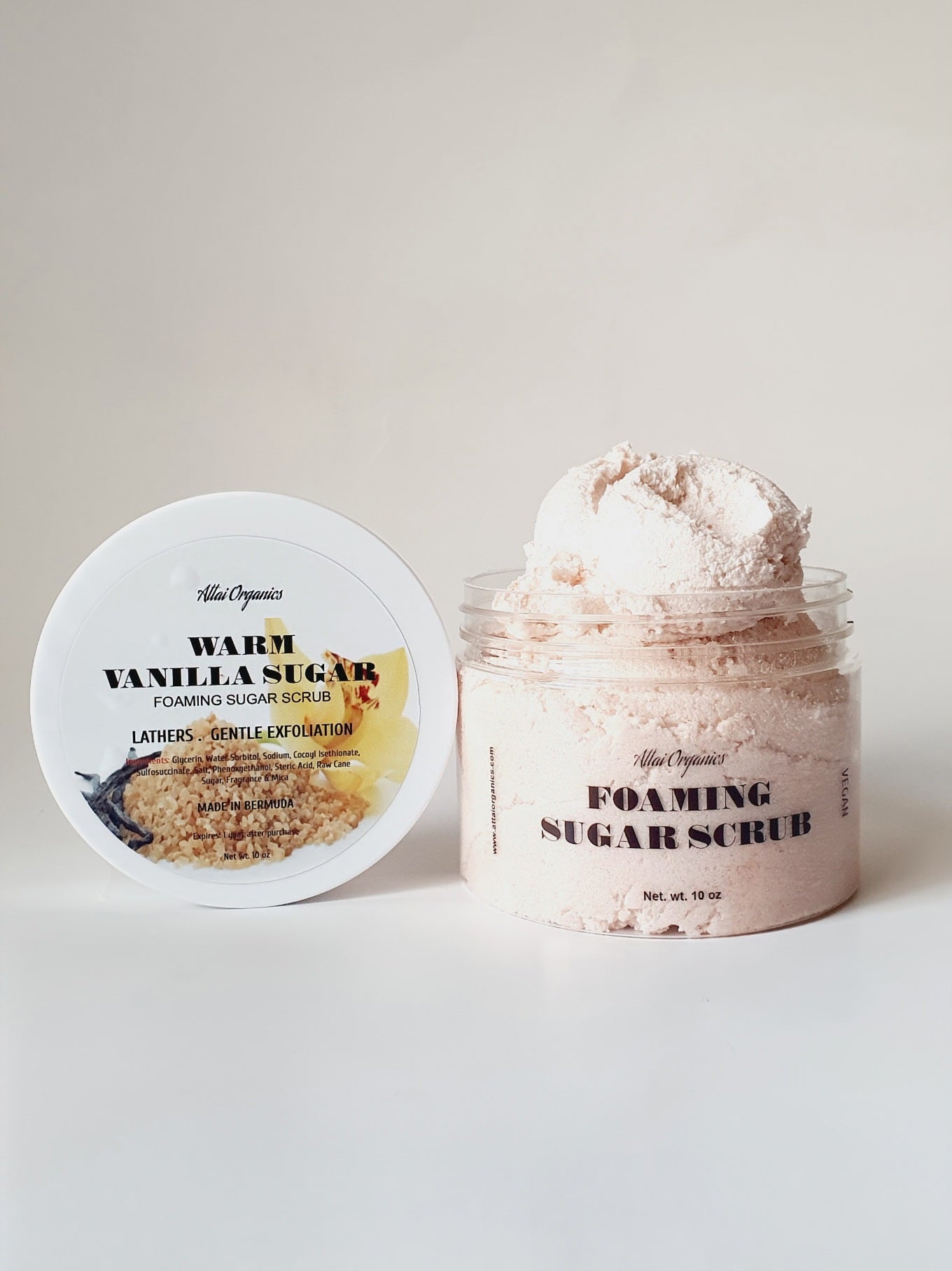 'Warm Vanilla Sugar' Foaming Sugar Scrub