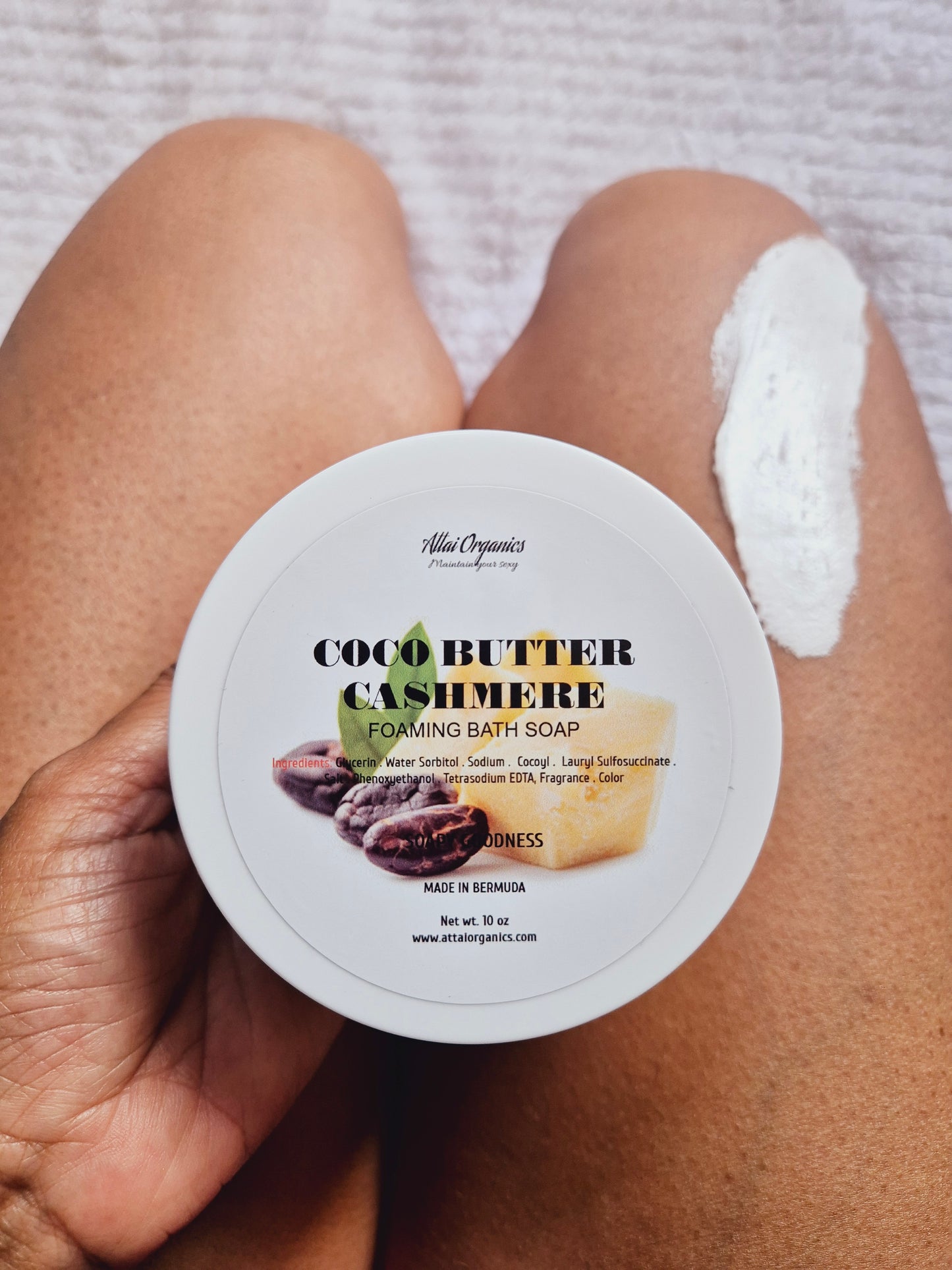 ' Coco Butter Cashmere ' Foaming Bath Soap