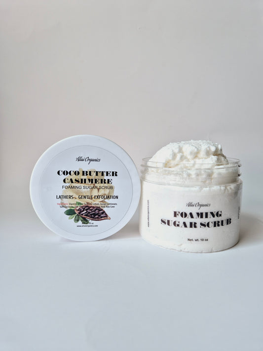 ' Coco Butter Cashmere ' Foaming Sugar Scrub