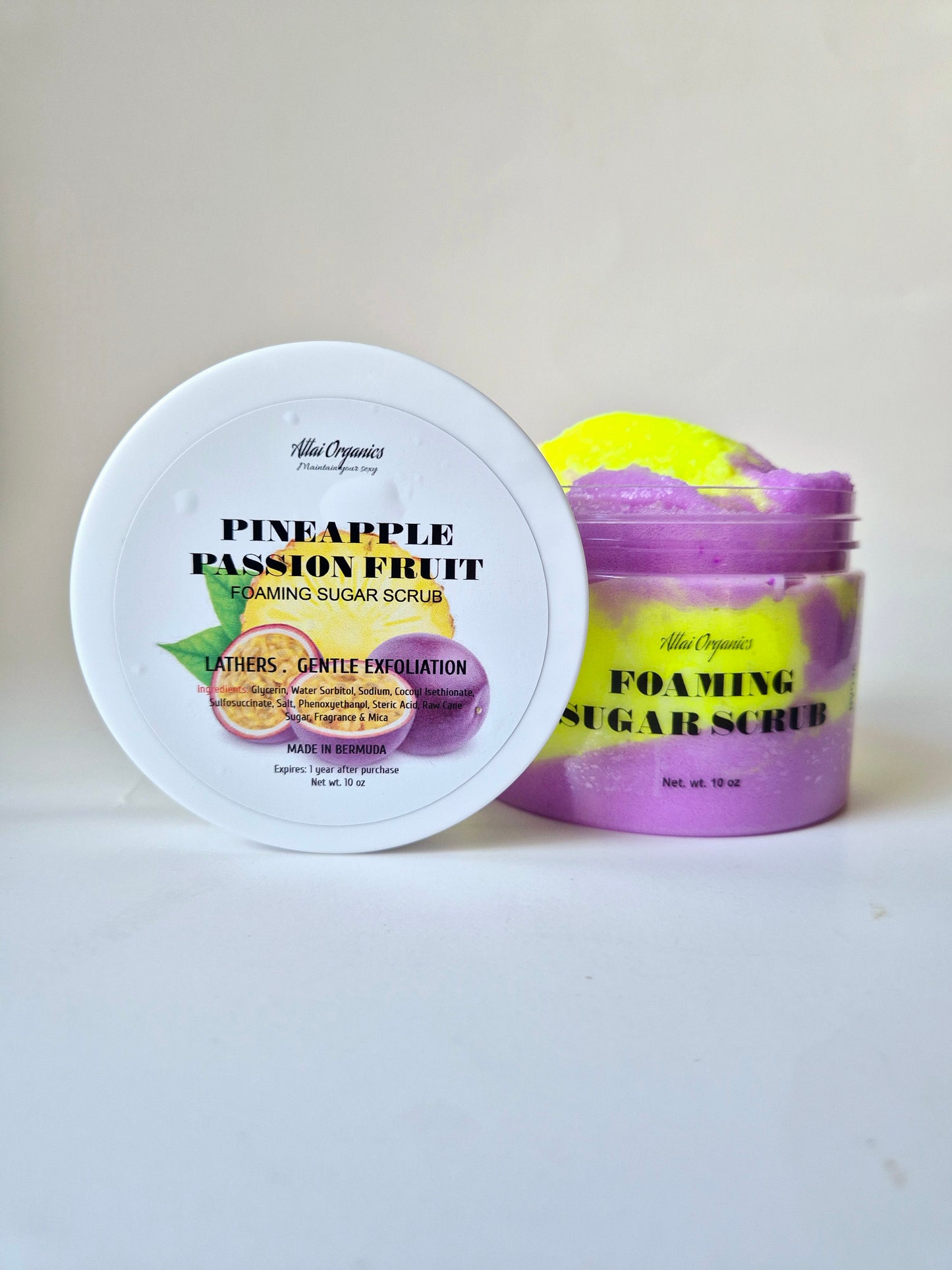 ' Pineapple Passion Fruit ' Foaming Sugar Scrub