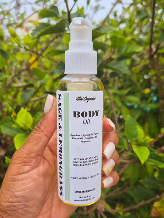 ‘Sage & Lemongrass’ Body Oil