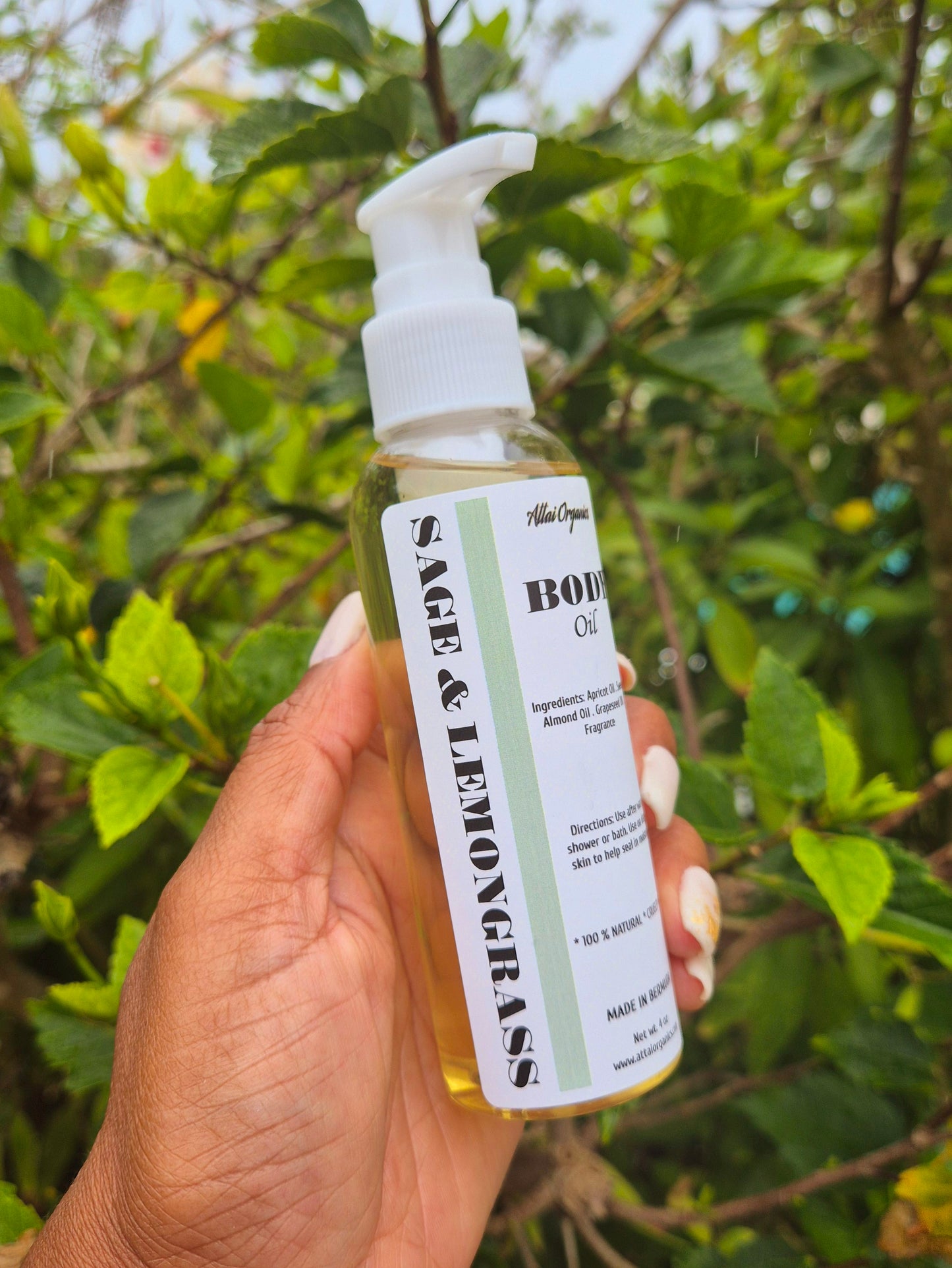 ‘Sage & Lemongrass’ Body Oil