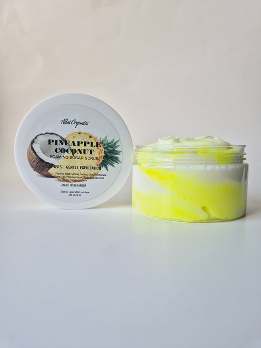 ' Pineapple Coconut ' Foaming Sugar Scrub