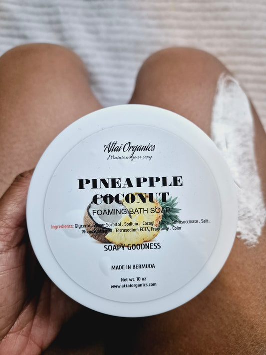 ' Pineapple Coconut ' Foaming Bath Soap