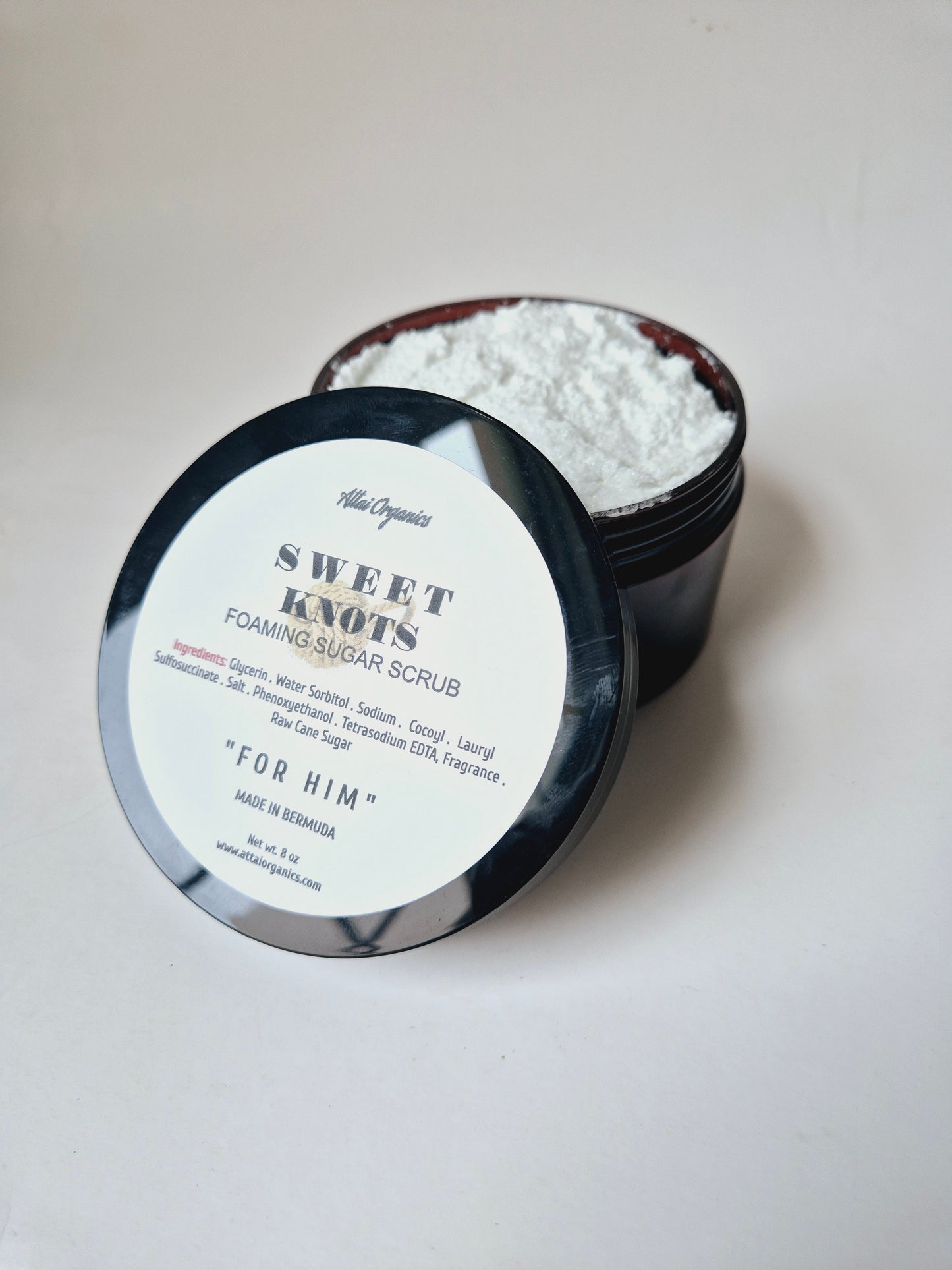 ' Sweet Knots ' Foaming Sugar Scrub