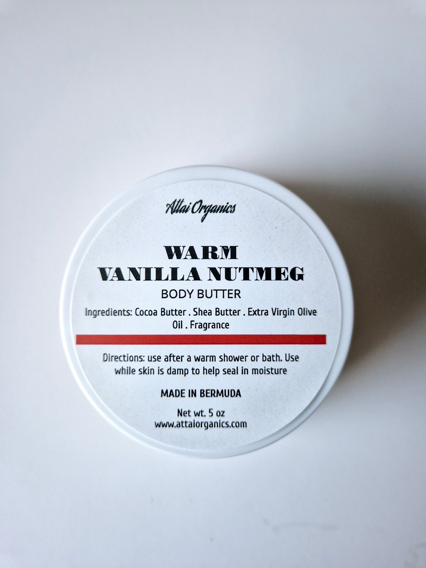 'Warm Vanilla Nutmeg' Body Butter