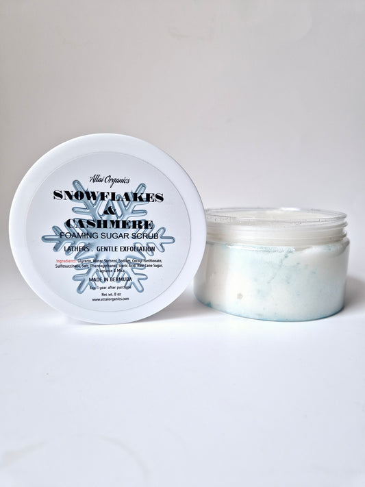 ' Snowflakes & Cashmere ' Foaming Sugar Scrub