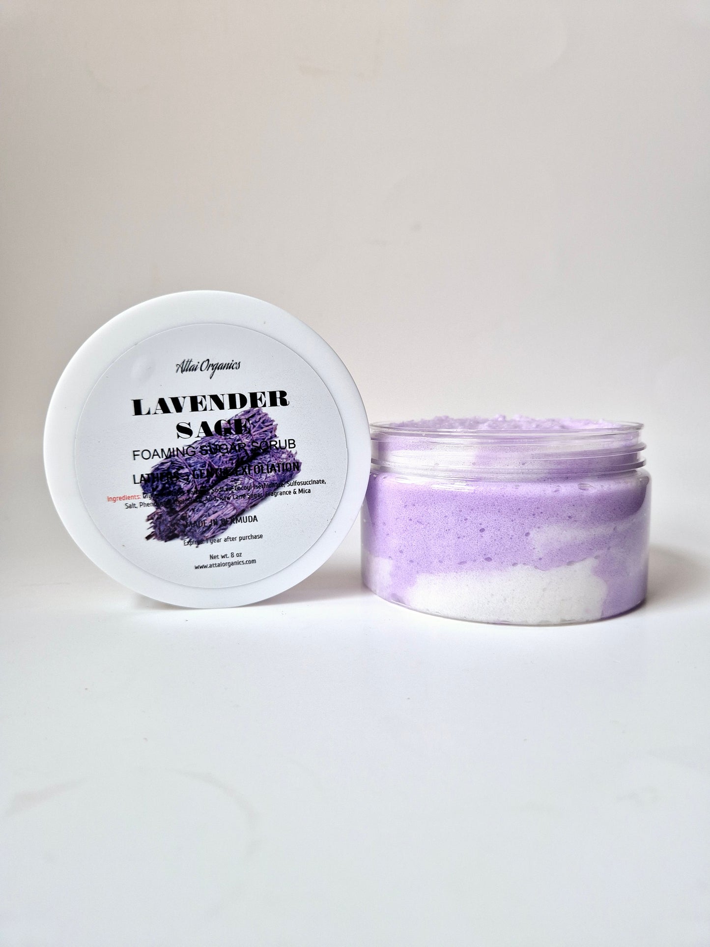 ' Lavender Sage ' Foaming Sugar Scrub