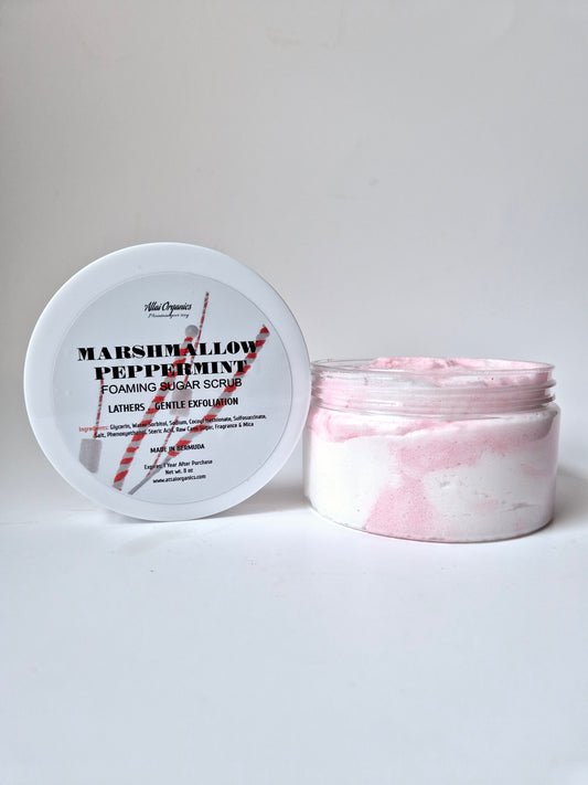 ' Marshmallow Peppermint ' Foaming Sugar Scrub