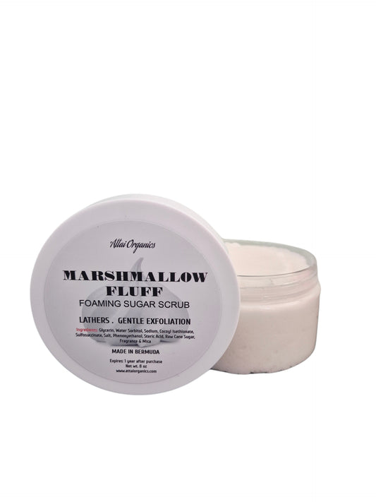 ' Marshmallow Fluff ' Foaming Sugar Scrub