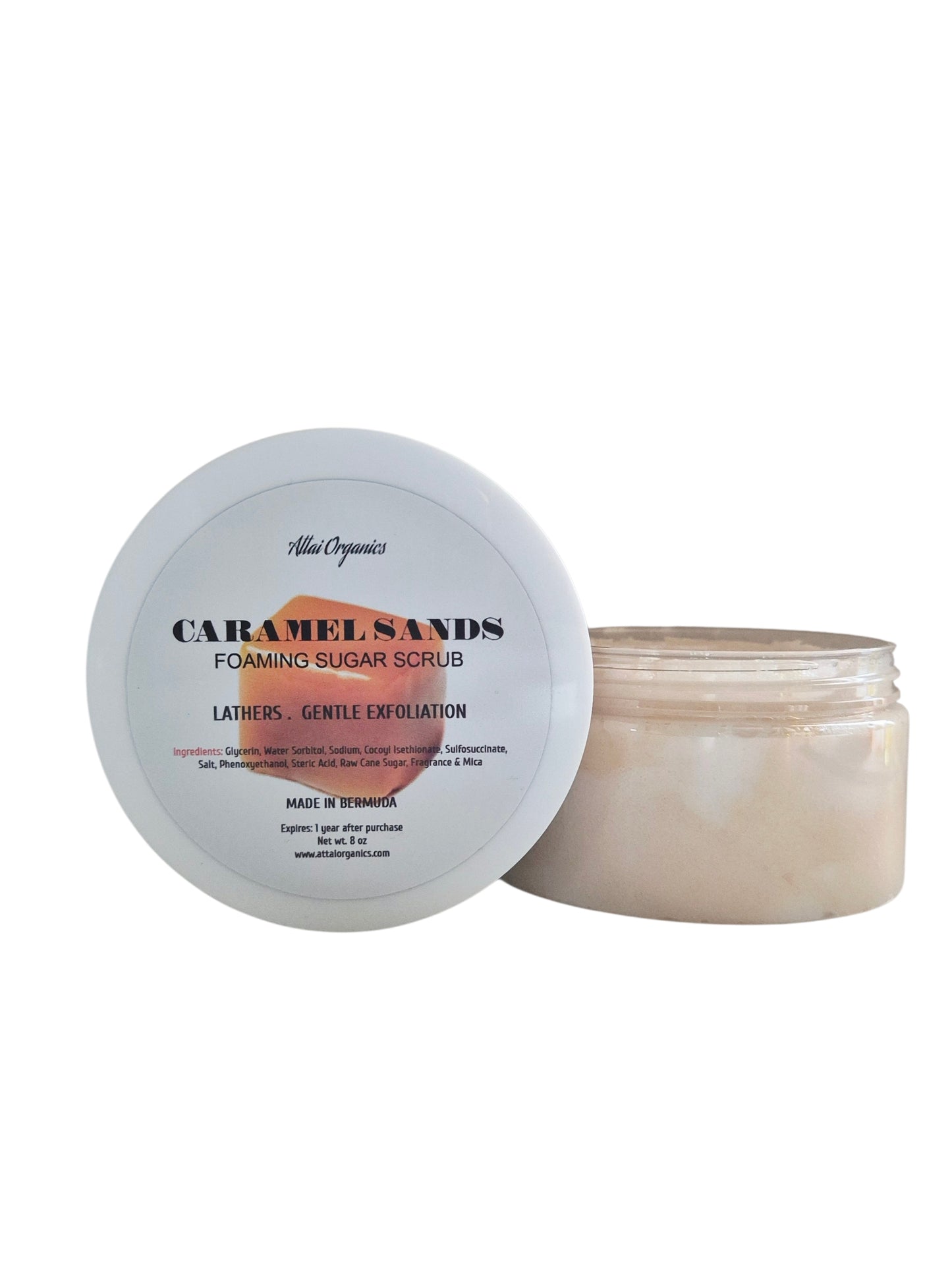 ' Caramel Sands ' Foaming Sugar Scrub