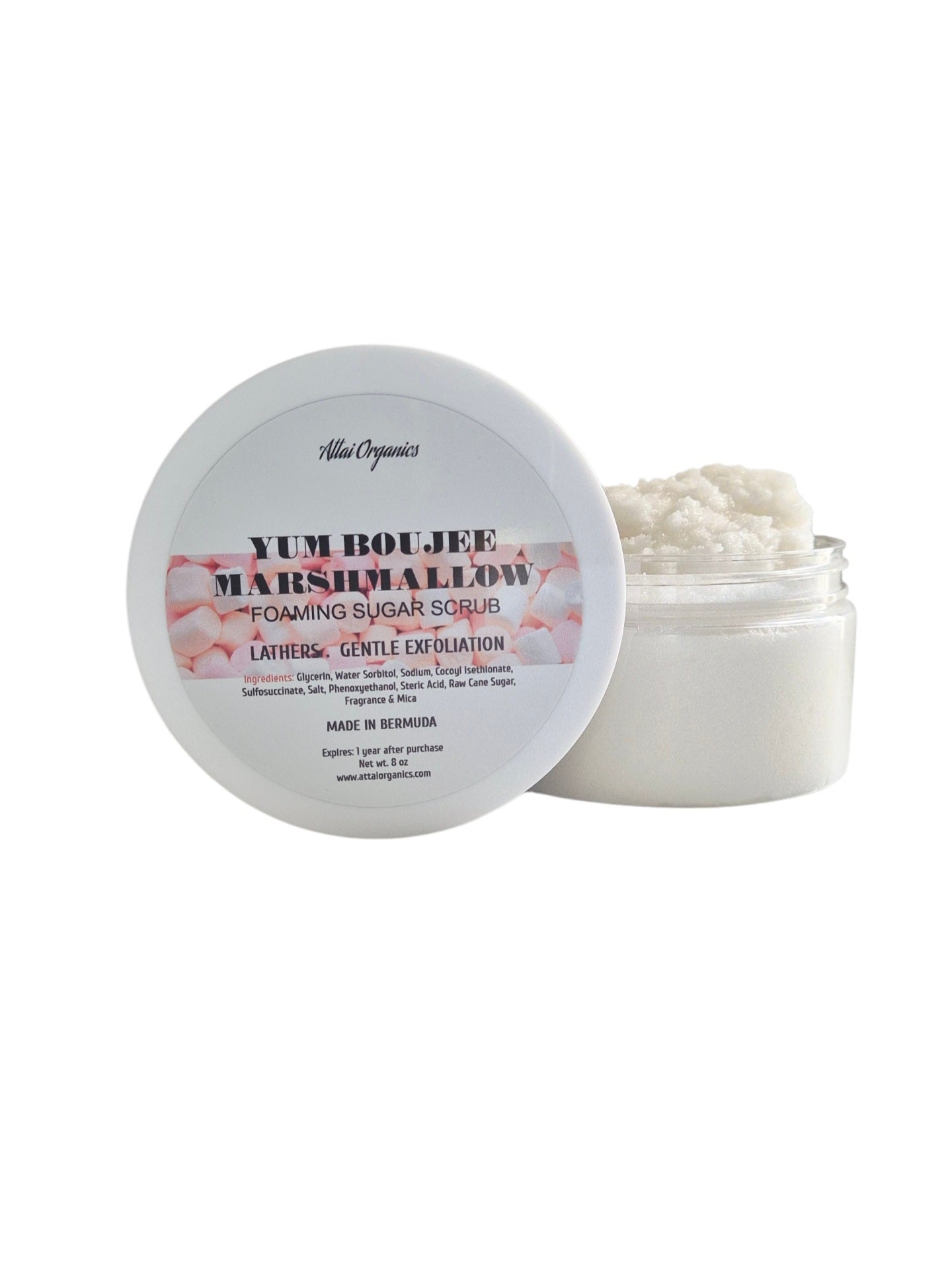 ' Yum Boujee Marshmallow ' Foaming Sugar Scrub
