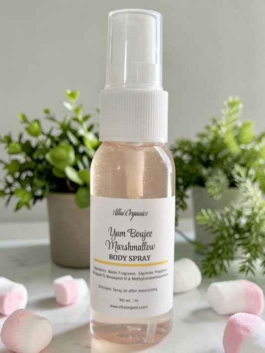 ' Yum Boujee Marshmallow ' Mini Body Spray