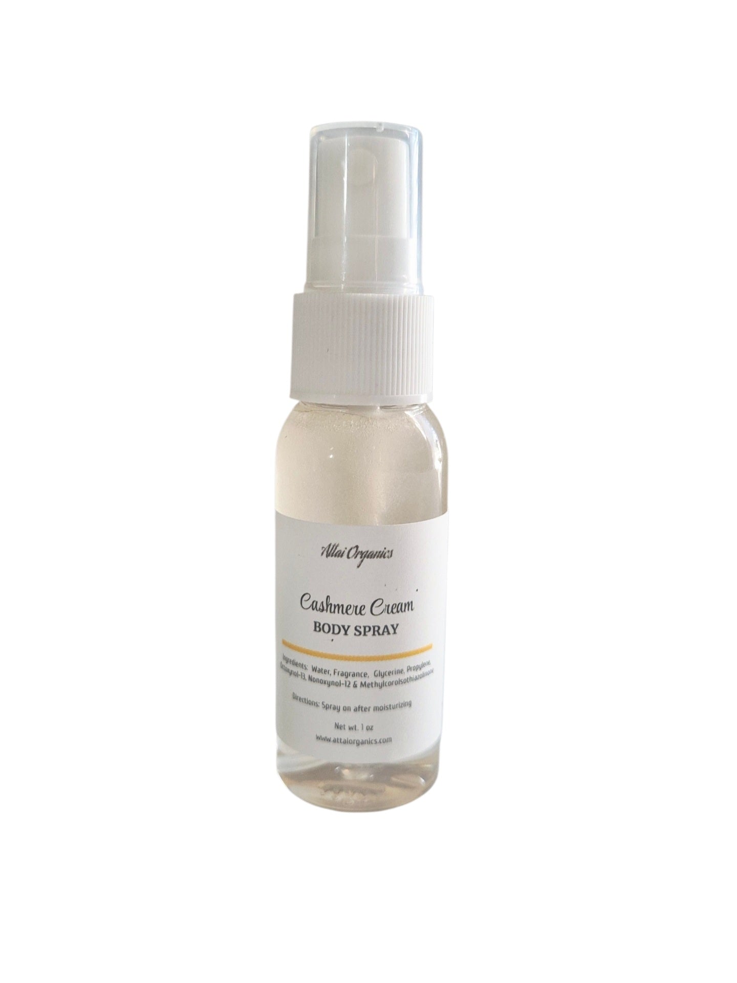 ' Cashmere Cream ' Mini Body Spray