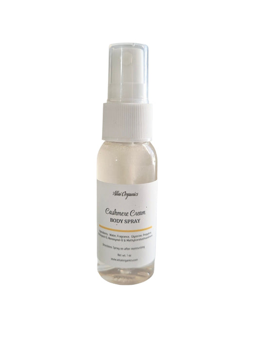 ' Cashmere Cream ' Mini Body Spray