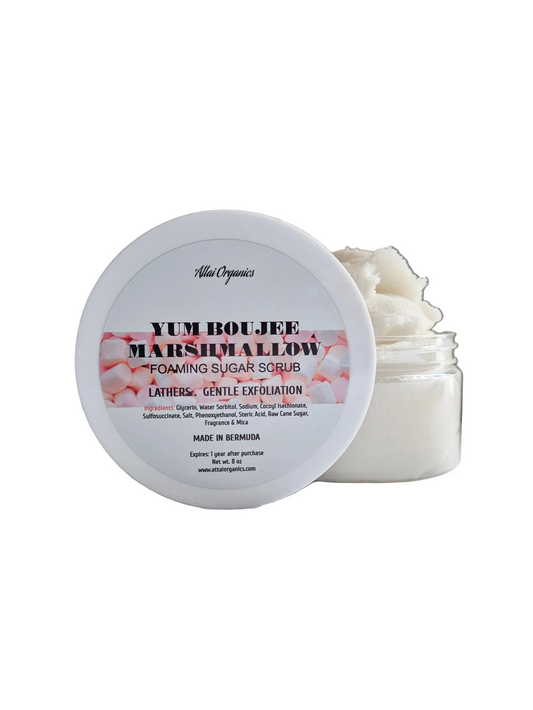 ' Yum Boujee Marshmallow ' Foaming Sugar Scrub