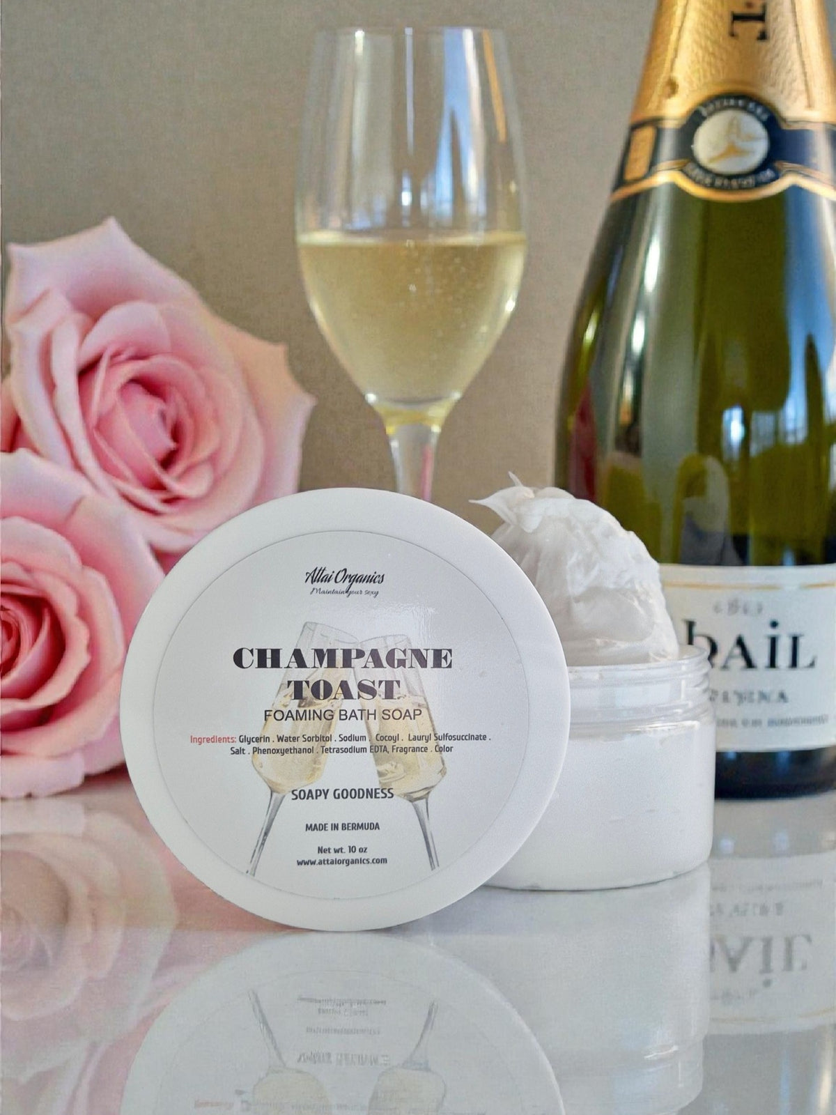 ' Champagne Toast ' Foaming Bath Soap