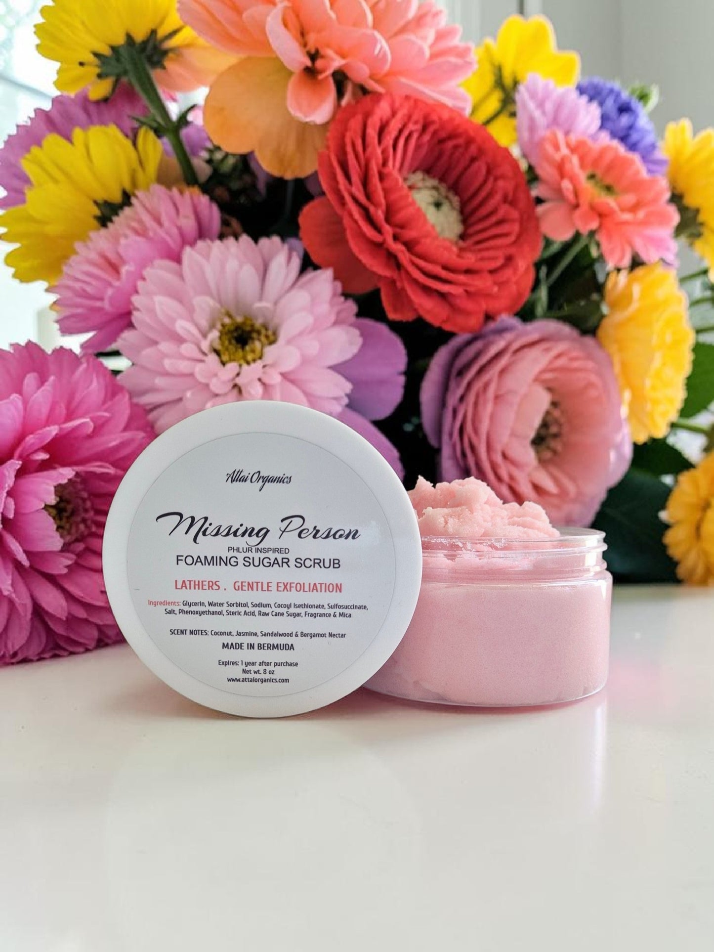 " Missing Person " Foaming Sugar Scrub