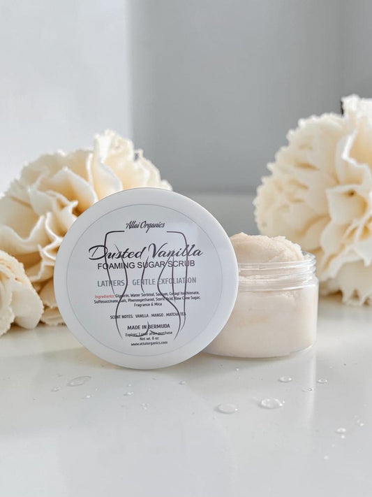 ' Dusted Vanilla ' Foaming Sugar Scrub